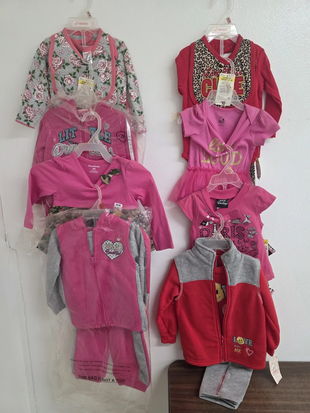 Lot Of Girls Kids Clothing, 3/6 Months To 2t